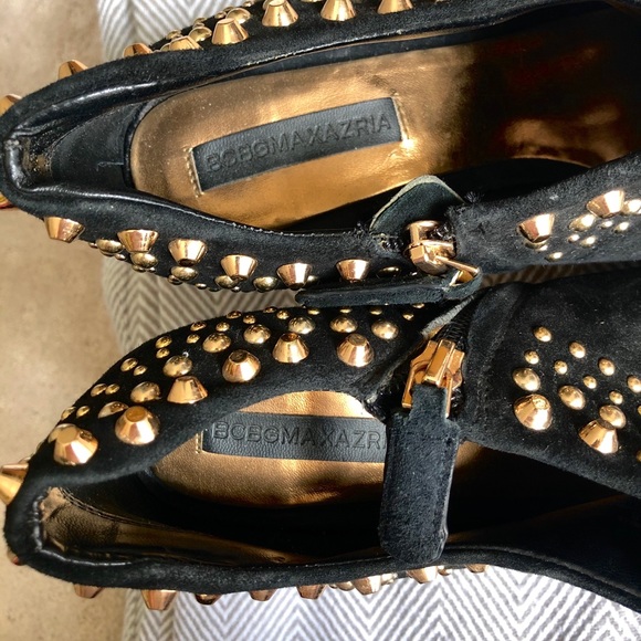 BCBG Black studded booties - Picture 3 of 3
